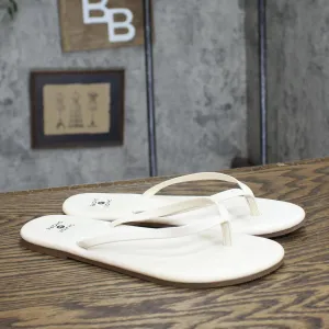 Shade & Shore Womens Cali Flip Flop Sandals 89255319 Cream Off White 7M