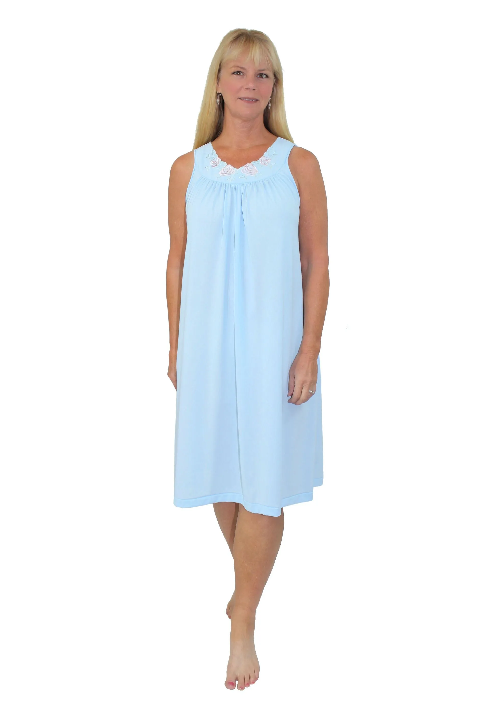 Shadowline Nightgown and Robe Pajama Nylon Sleepwear Set with Gown 37280