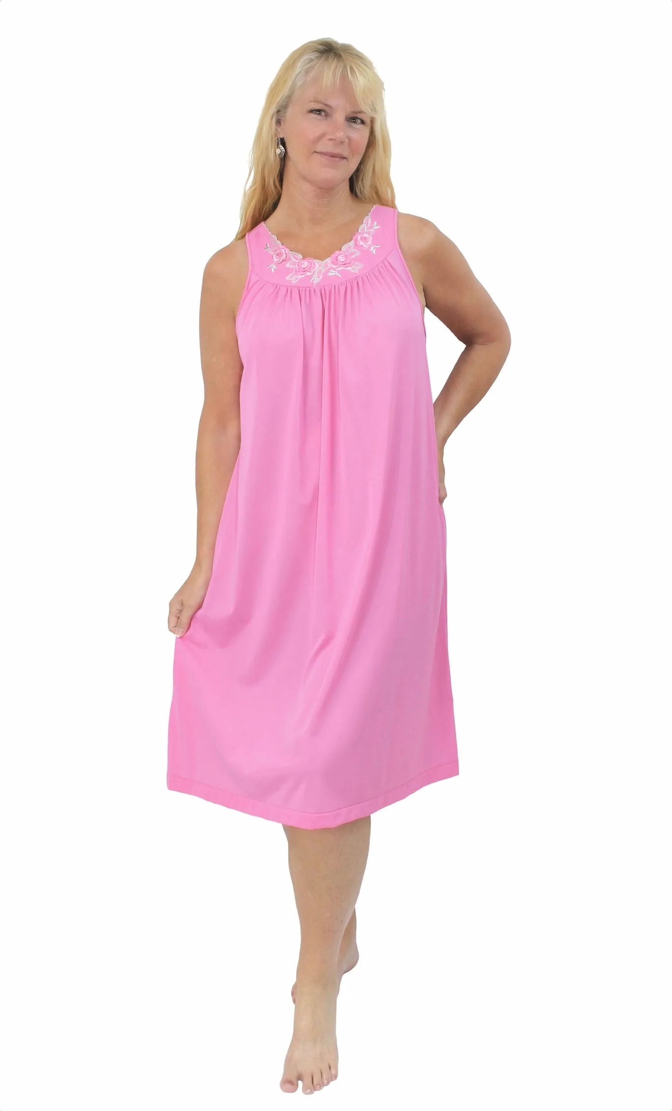 Shadowline Nightgown and Robe Pajama Nylon Sleepwear Set with Gown 37280