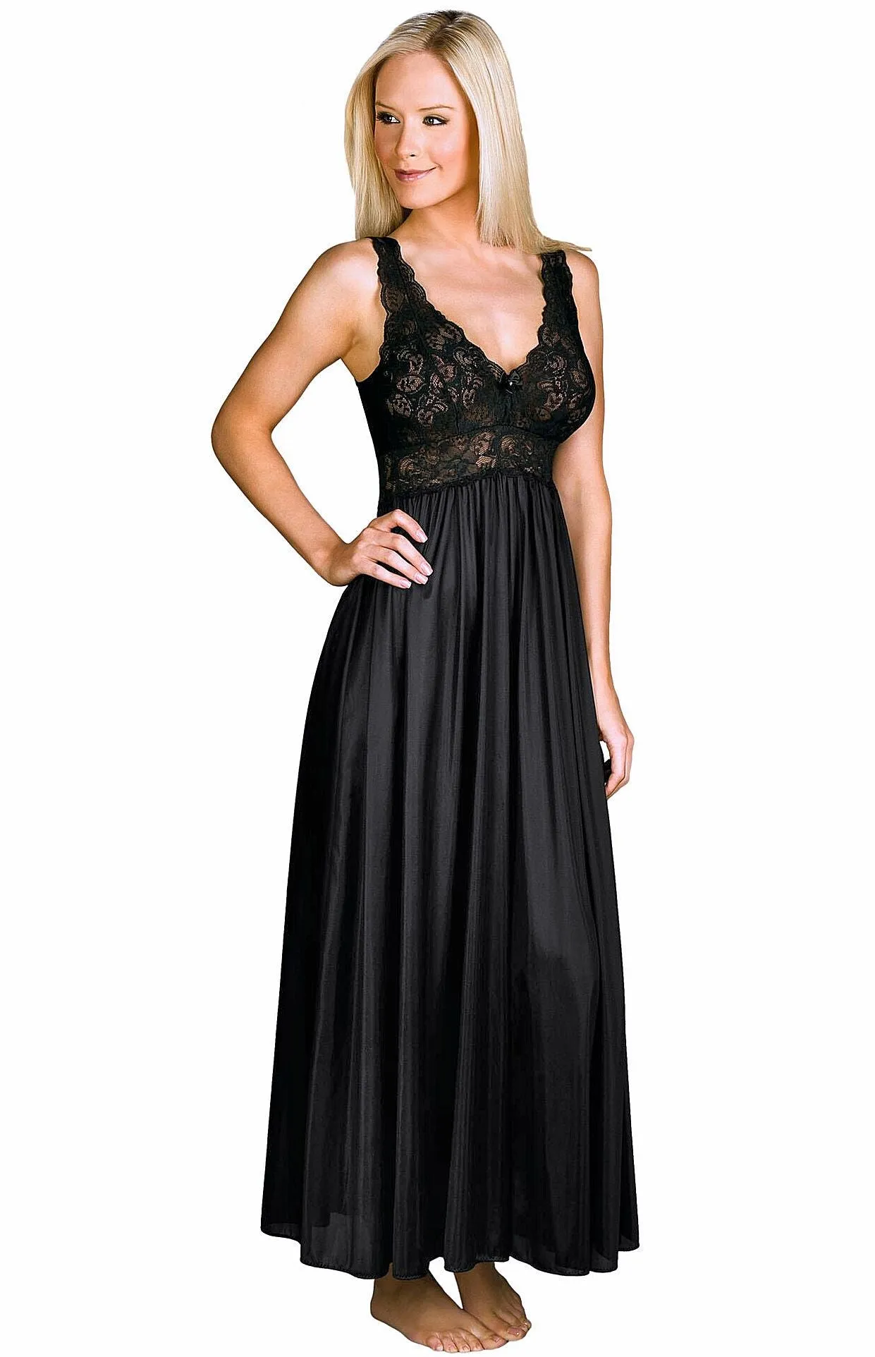 Shadowline Women's Nightgown and Robe Peignoir Set Silhouette 51737