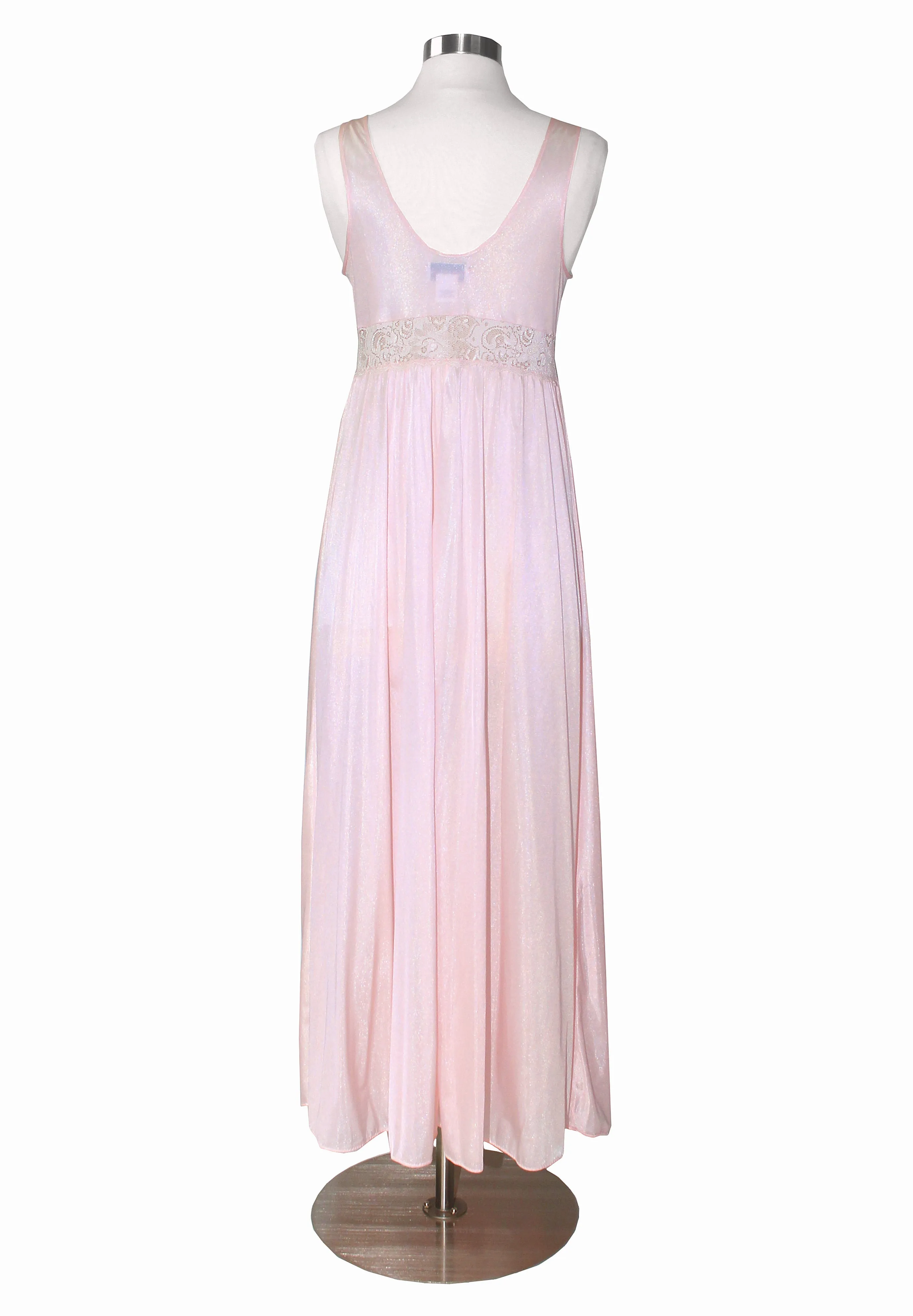 Shadowline Women's Nightgown and Robe Peignoir Sleepwear Set Blush Pink