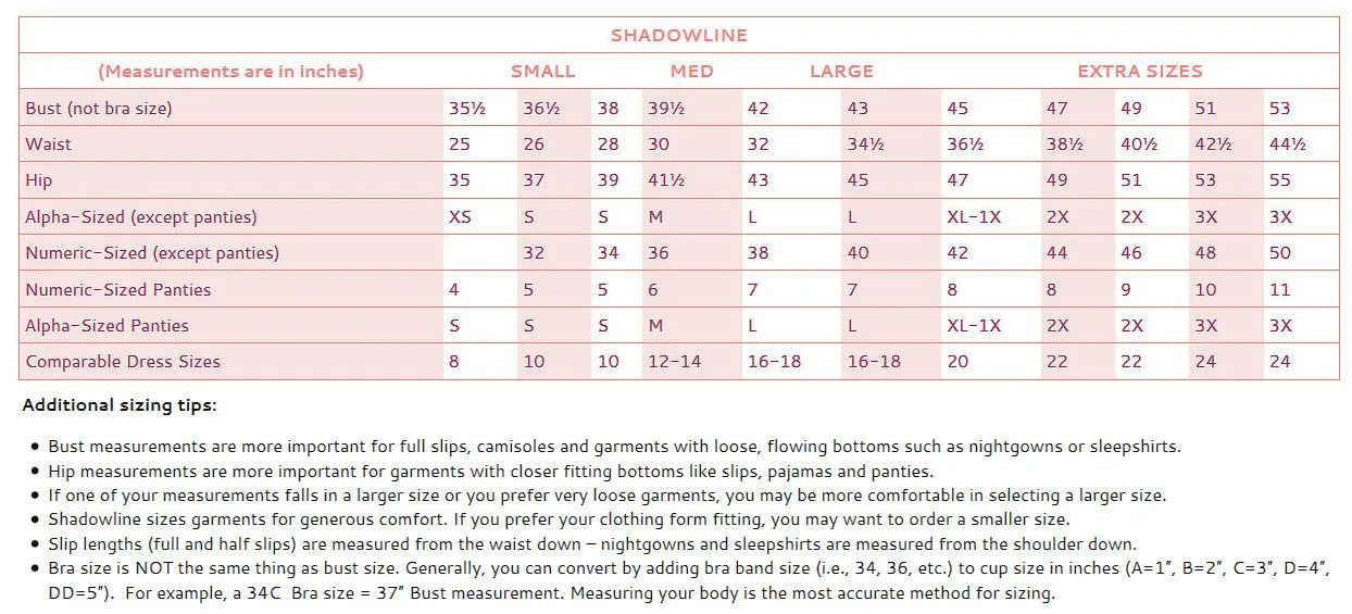 Shadowline Women's Nightgown Long Nylon Gown Beloved 53 Inch Sleeveless