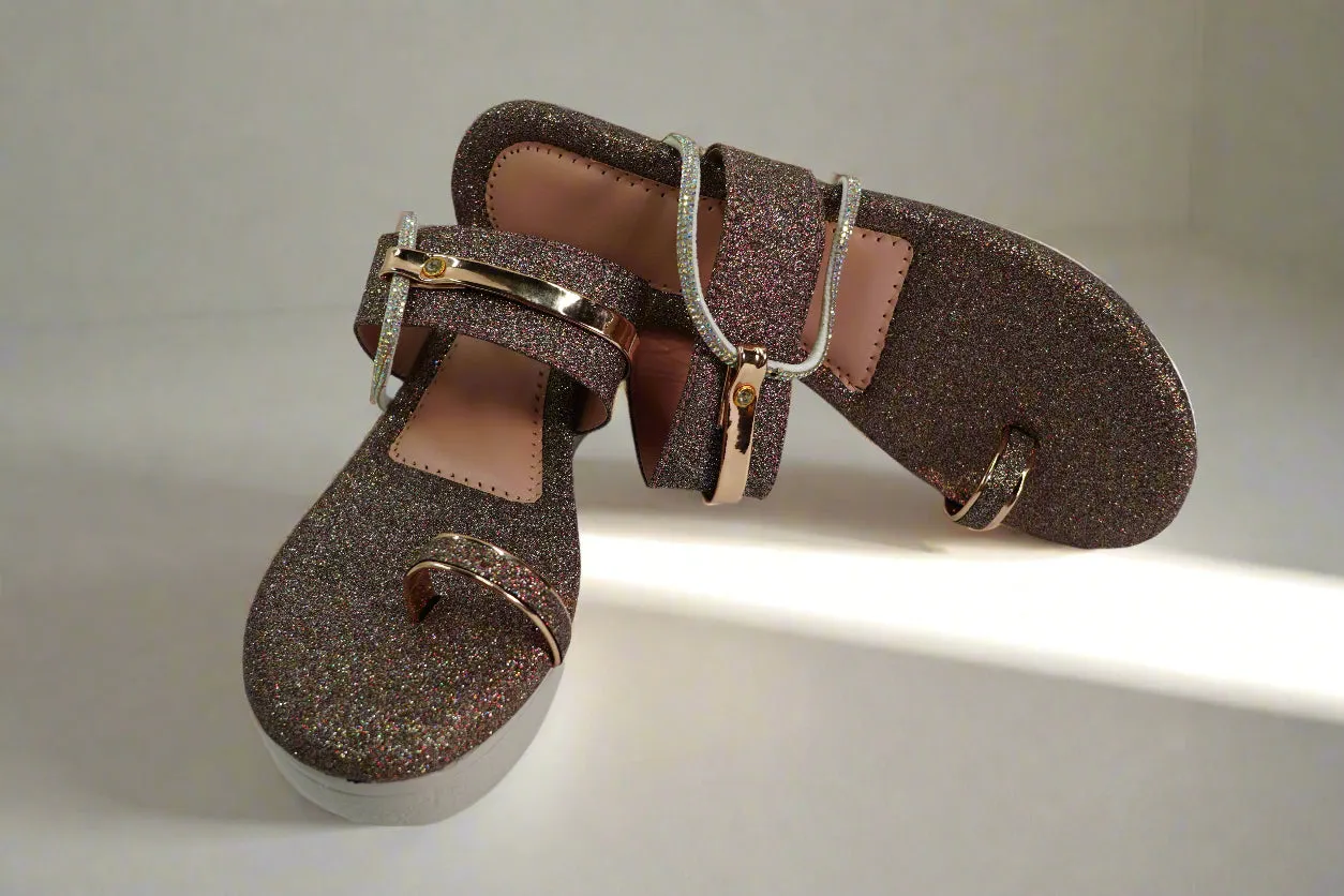 Shimmer heels