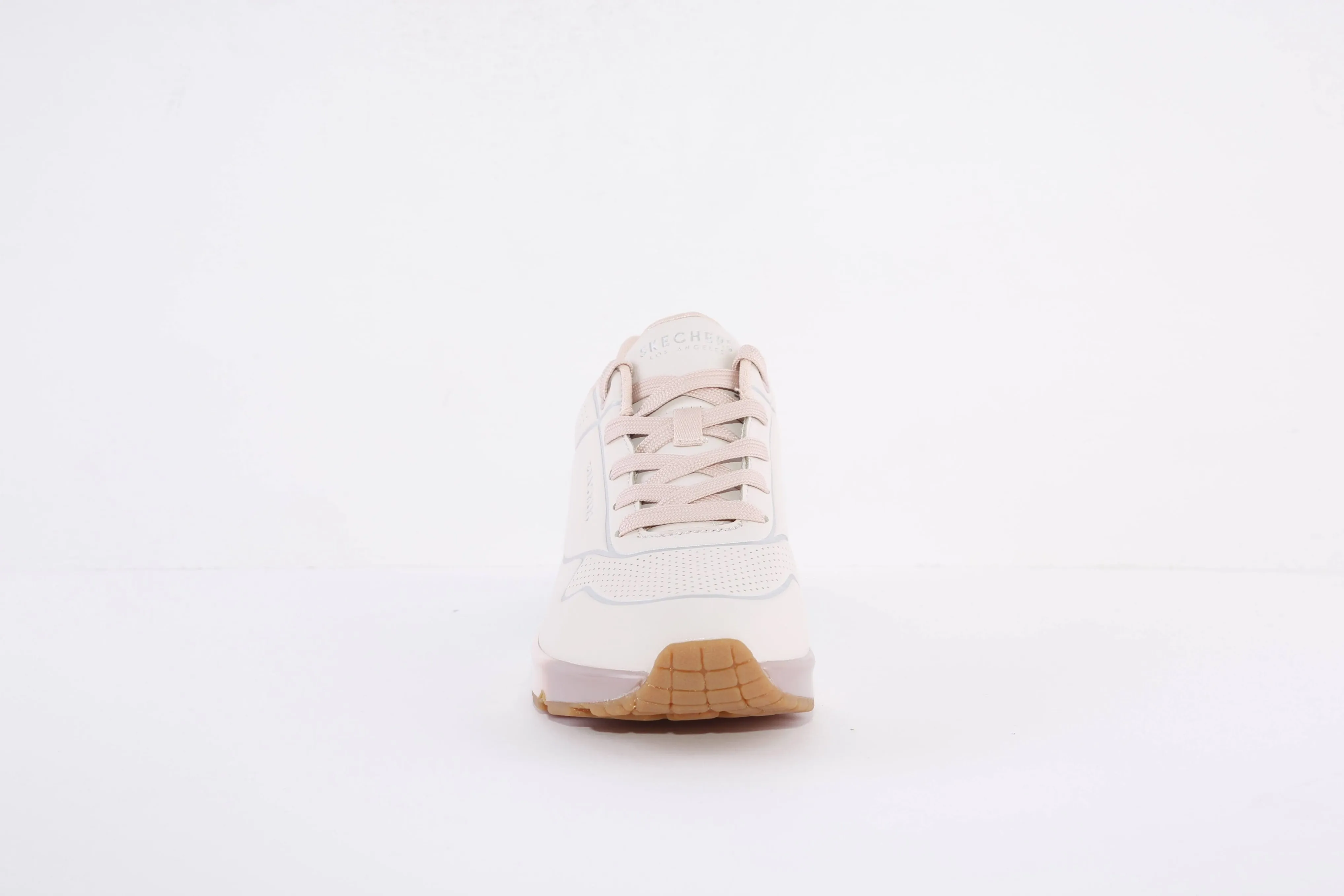 SKECHERS - 155181 UNO-COOL HEELS LACED TRAINER - LIGHT PINK