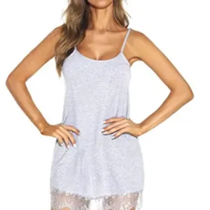 Sleepwear Women Sexy Nightgown Chemise Lace Lingerie Full Slip Babydoll
