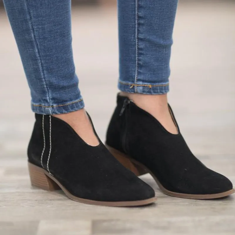 Spring Ankle Boots Sexy Leopard Casual Shoes