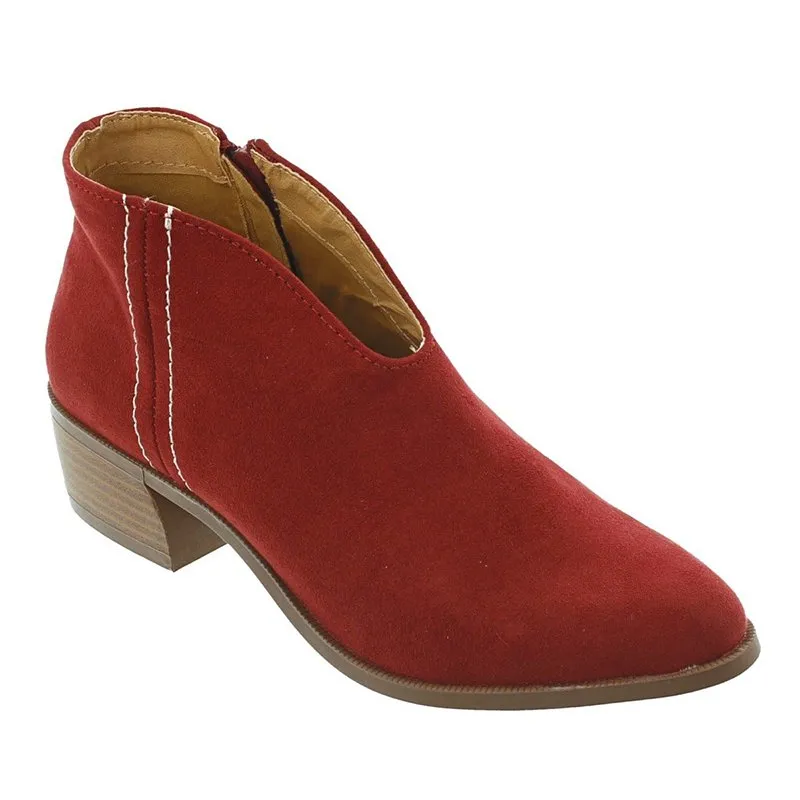 Spring Ankle Boots Sexy Leopard Casual Shoes