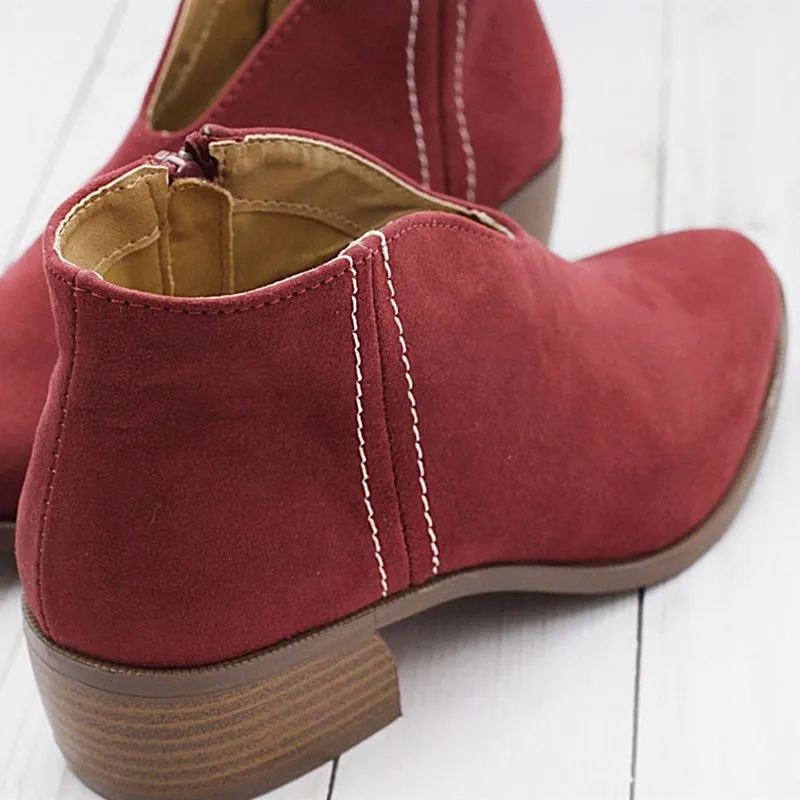 Spring Ankle Boots Sexy Leopard Casual Shoes