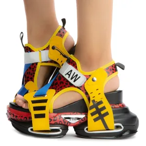 Star Fruit Platform Sandals