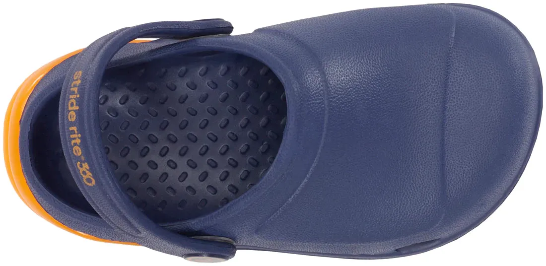 Stride Rite Bray Clog - Navy/Orange