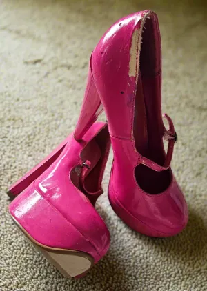 Stripper heels / Heavily Worn / UK5