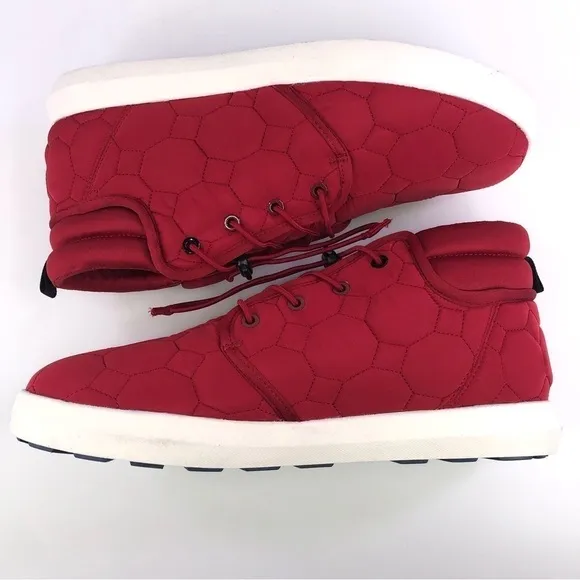 Sun Stone Fin Quilted Lace-Up Puffer Mens Boots, Size 11M