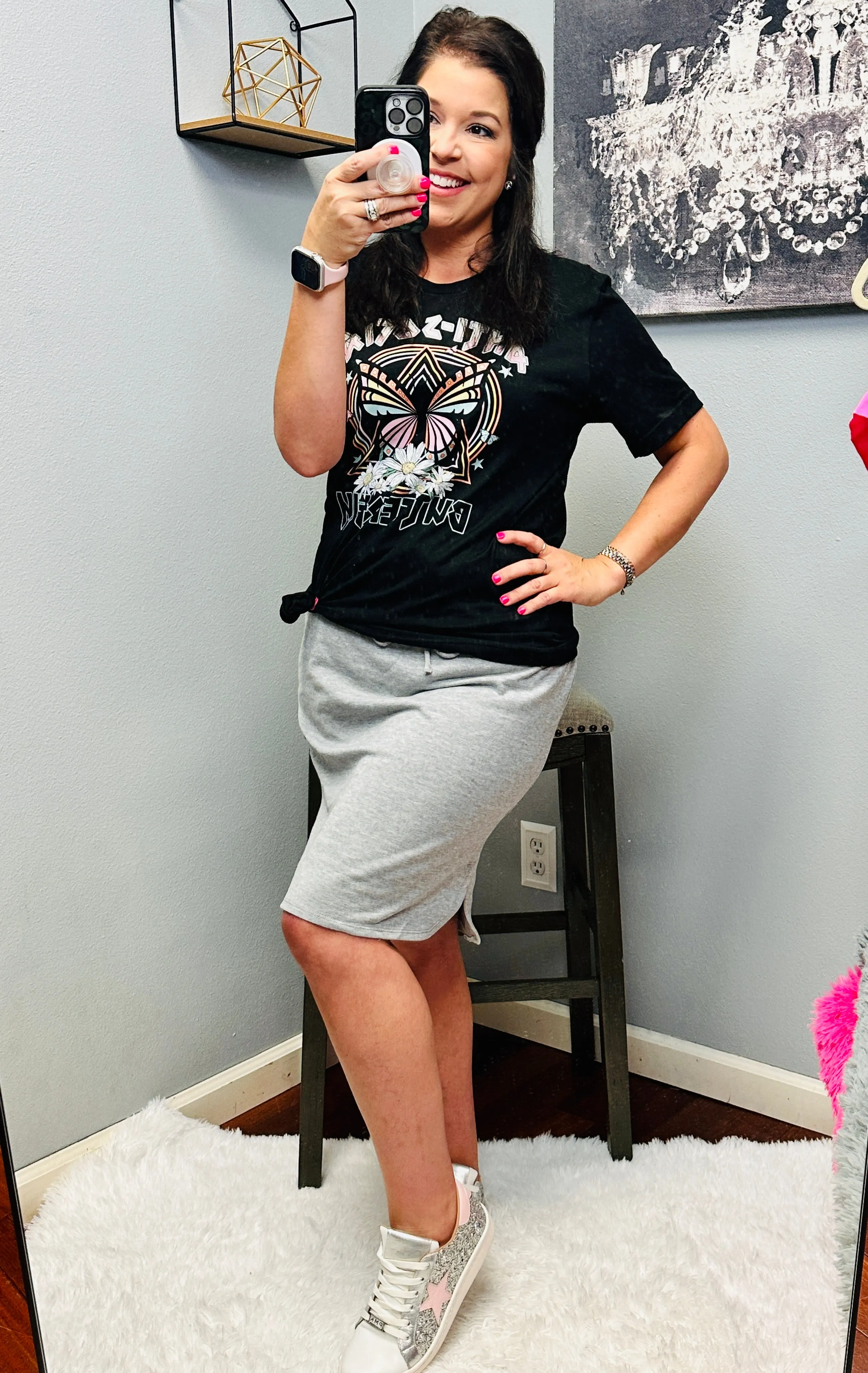 Take Me Outside Tie Skirt