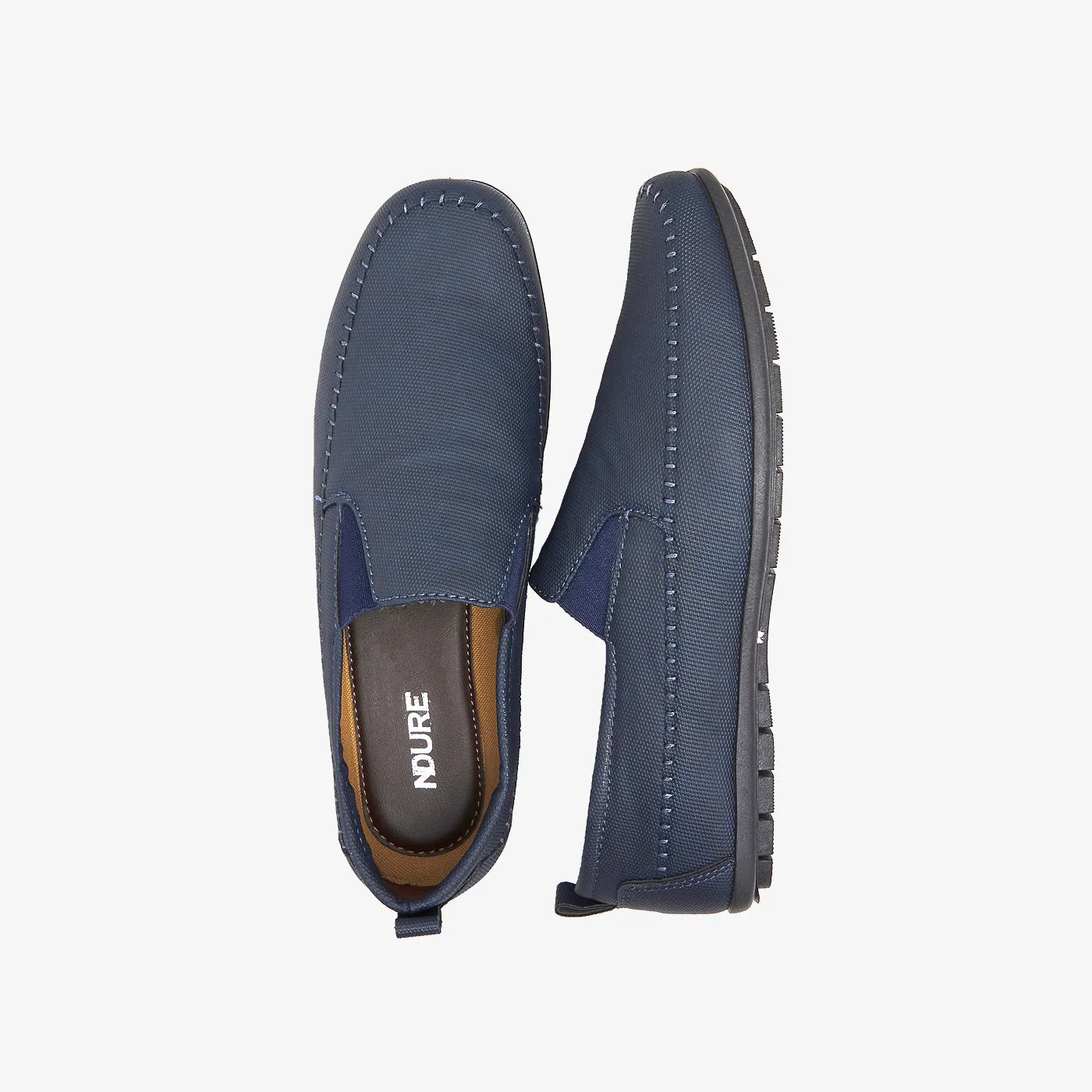 Textured Men's Loafers