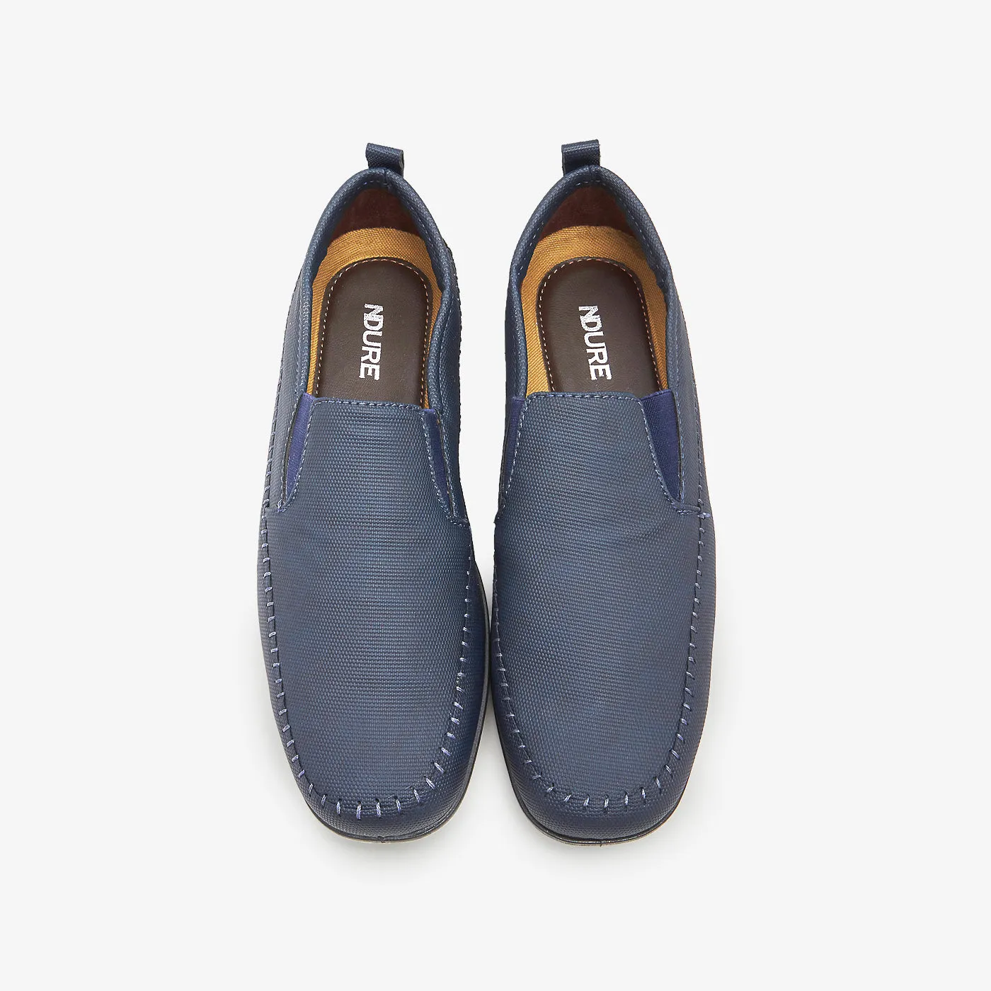 Textured Men's Loafers