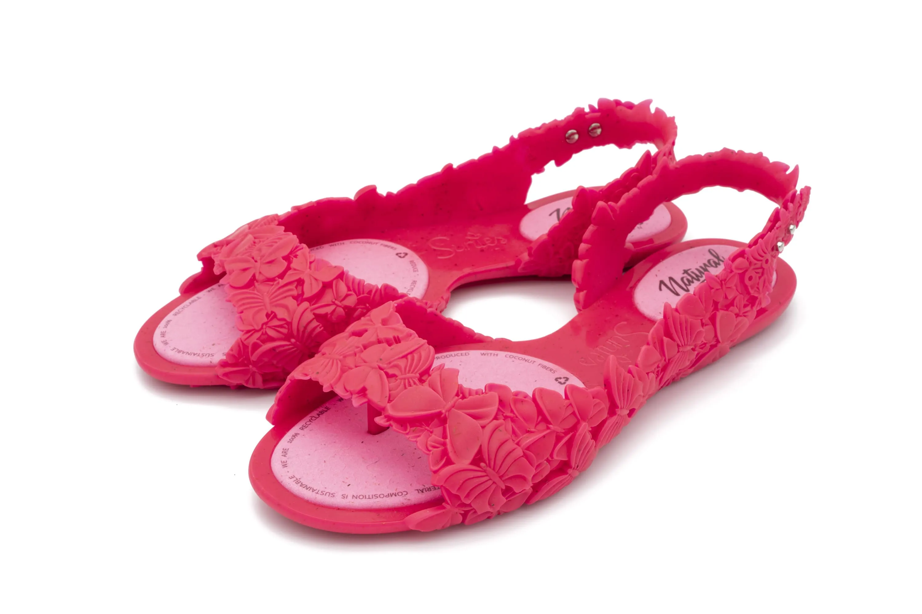 Textured sole Butterfly Pink Shoes