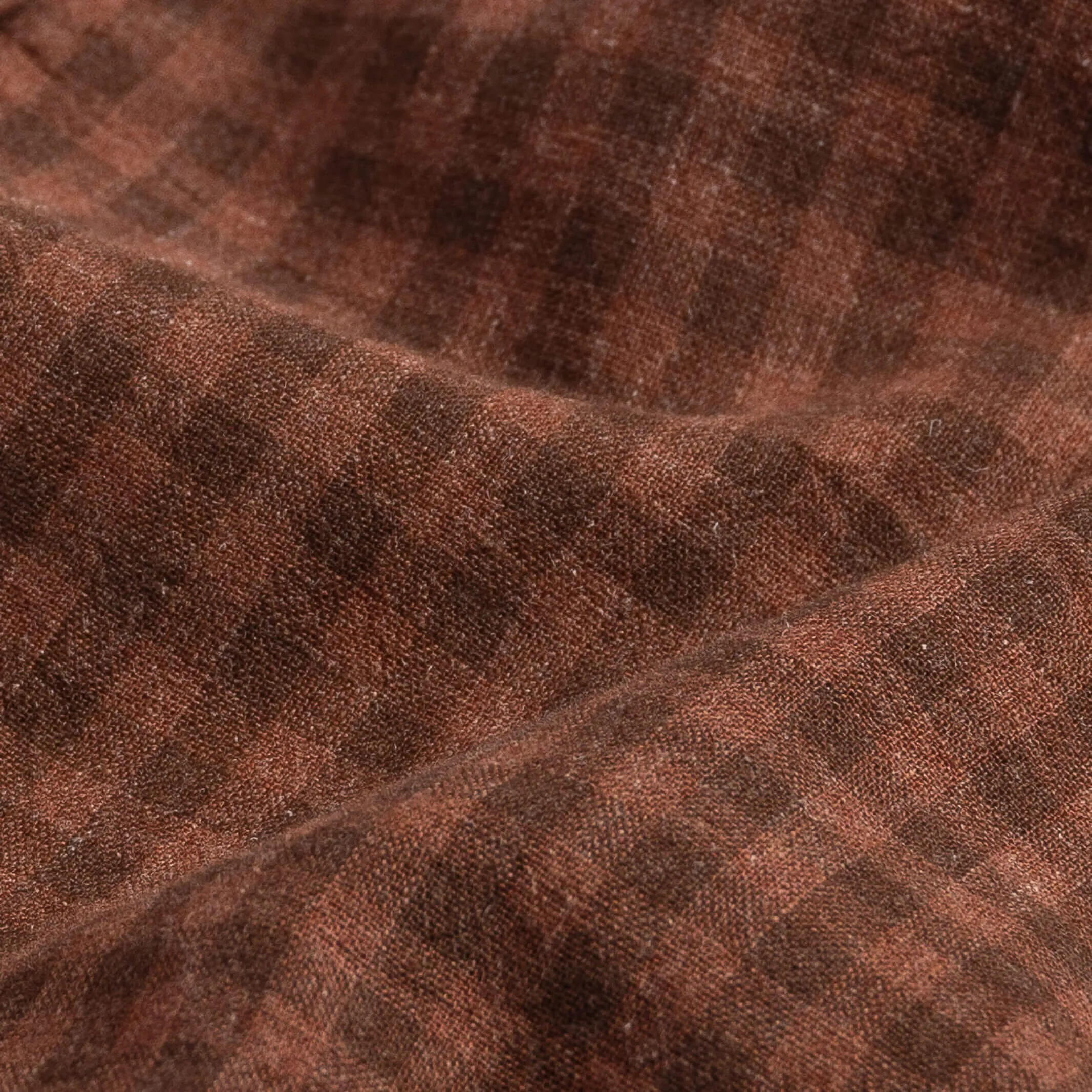 The Baked Clay Briese Linen Cotton Gingham Custom Shirt