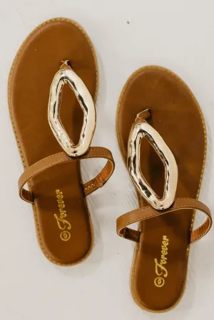 The Metal Thong Sandal