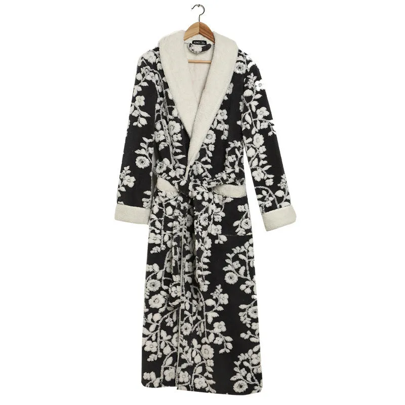 Thicken And Lengthen Plus Size Flannel Nightgown