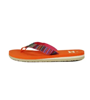 Toms for Kids: Verano Red Woven Textile