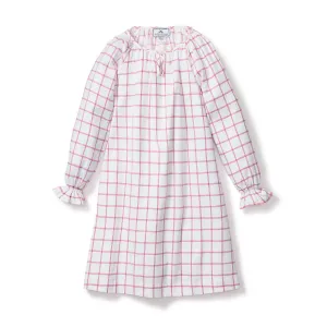 Twill Delphine Nightgown | Garnet Tattersall