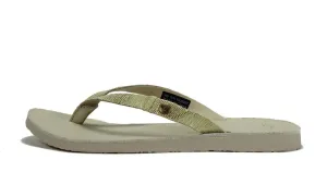 UGG Australia Ally Lizard Blank Canvas Sandal White
