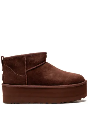 UGG Classic Ultra Mini Platform "Burnt Cedar" boots