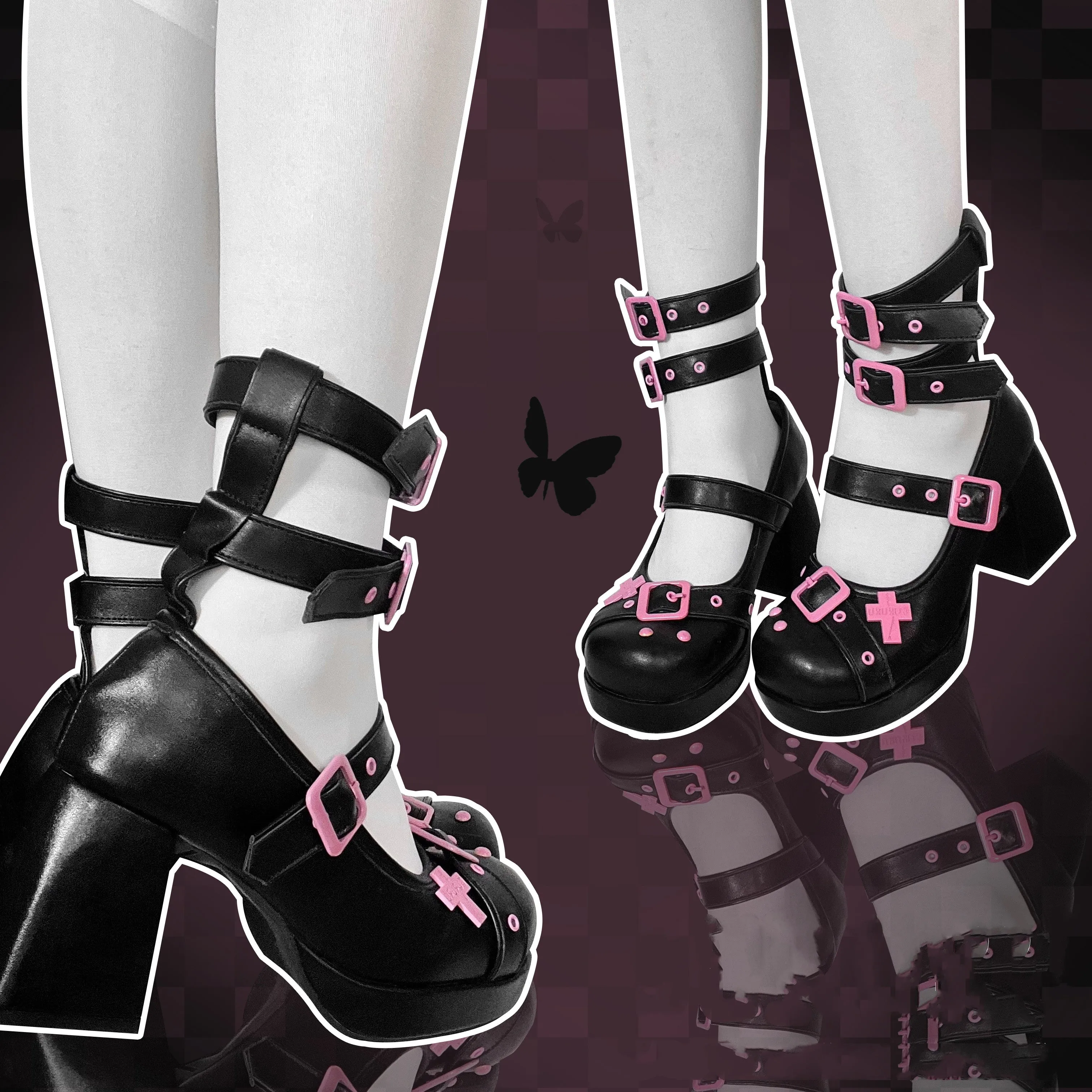 ULZZANG high heels  KF83166