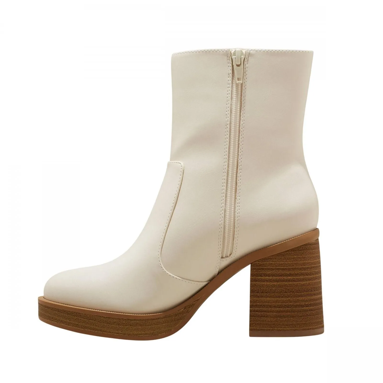 Universal Thread Jenna Platform Boots with Memory Foam Insole Off White 8M
