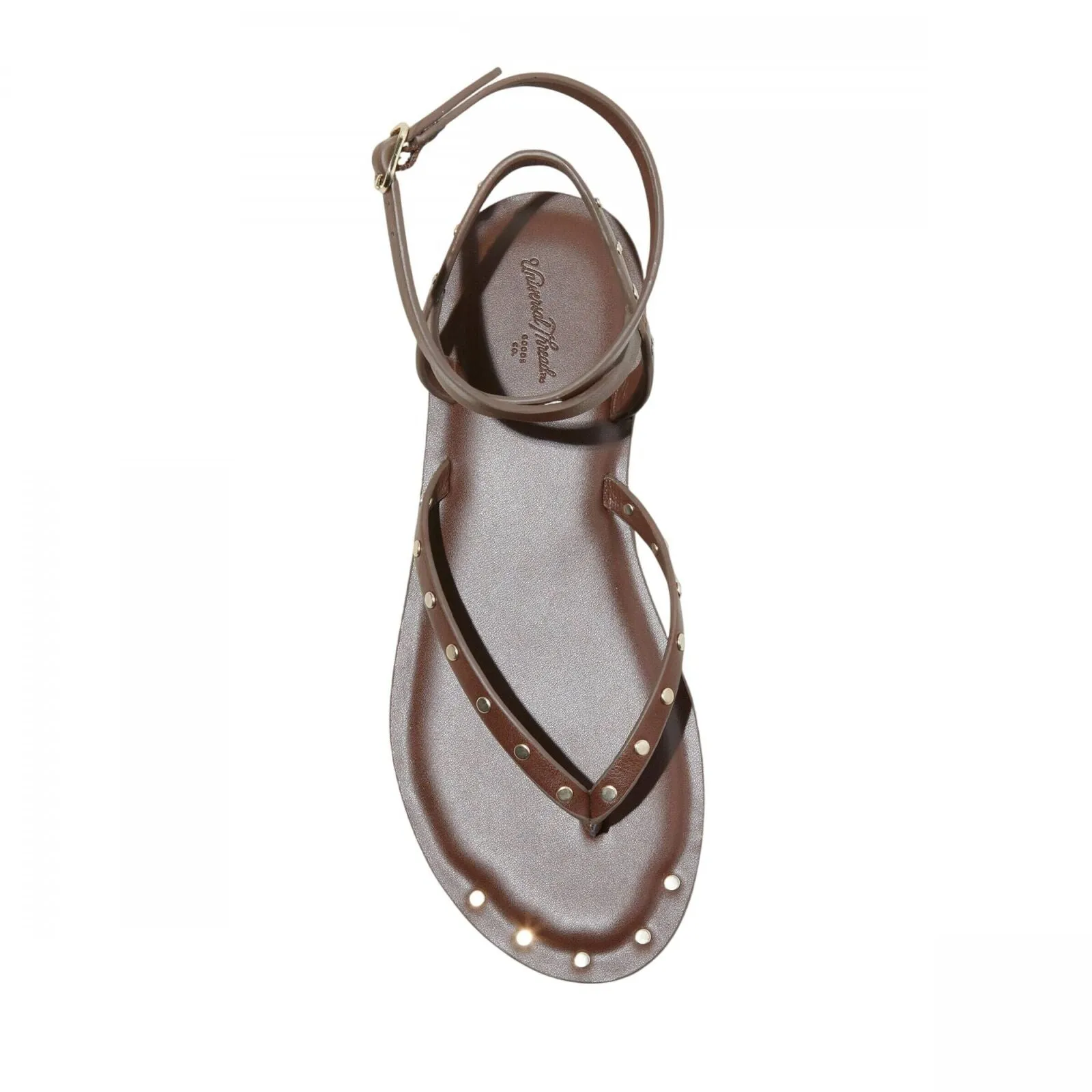 Universal Thread Womens Nikki Studded Thong Sandals 89998544 Brown 11M