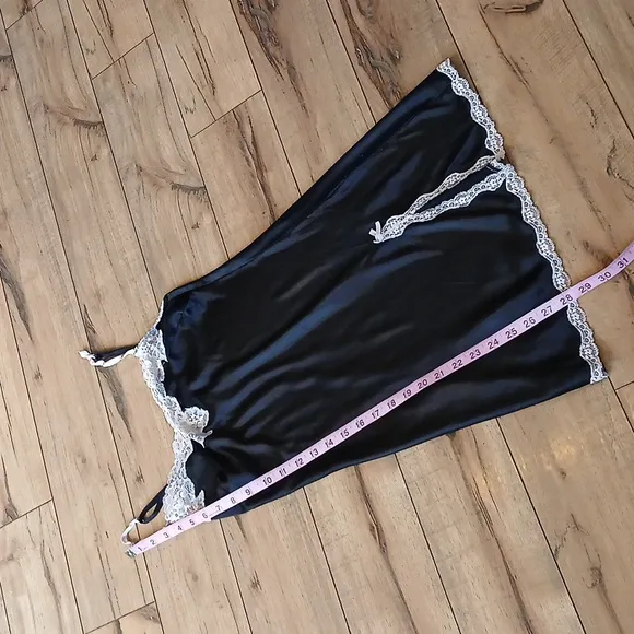 Victoria's Secret Super Sexy Black Slip Mini Dress. Size XS