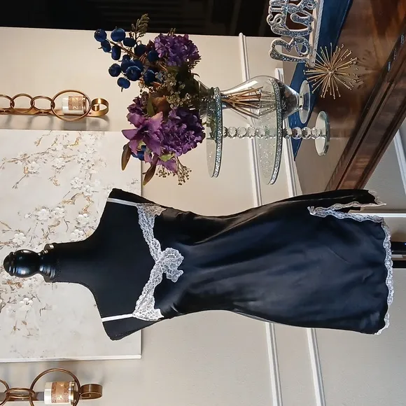 Victoria's Secret Super Sexy Black Slip Mini Dress. Size XS
