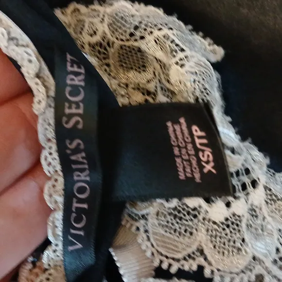 Victoria's Secret Super Sexy Black Slip Mini Dress. Size XS