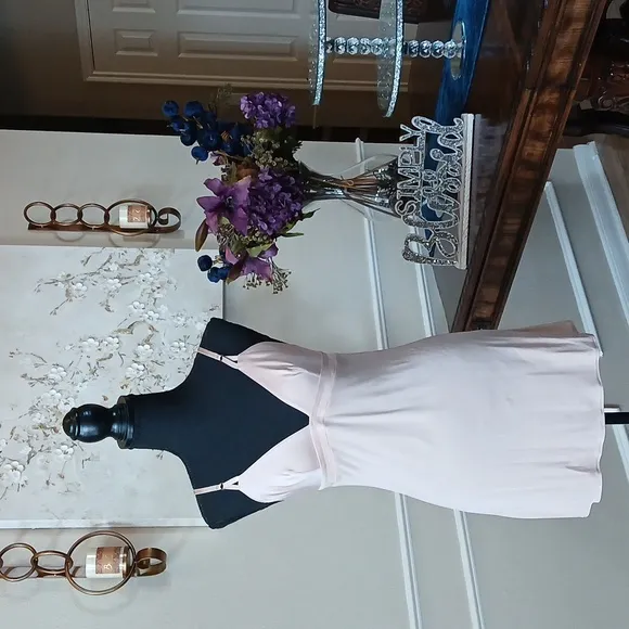 Victoria's Secret Super Soft Nude Slip Mini Dress Nightie. Size S