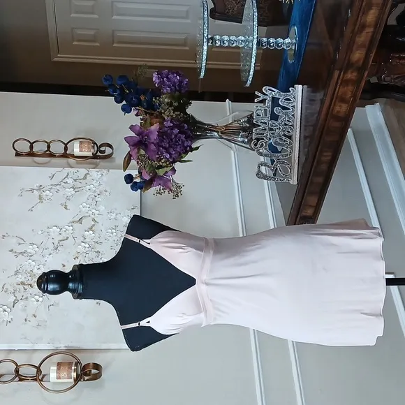 Victoria's Secret Super Soft Nude Slip Mini Dress Nightie. Size S