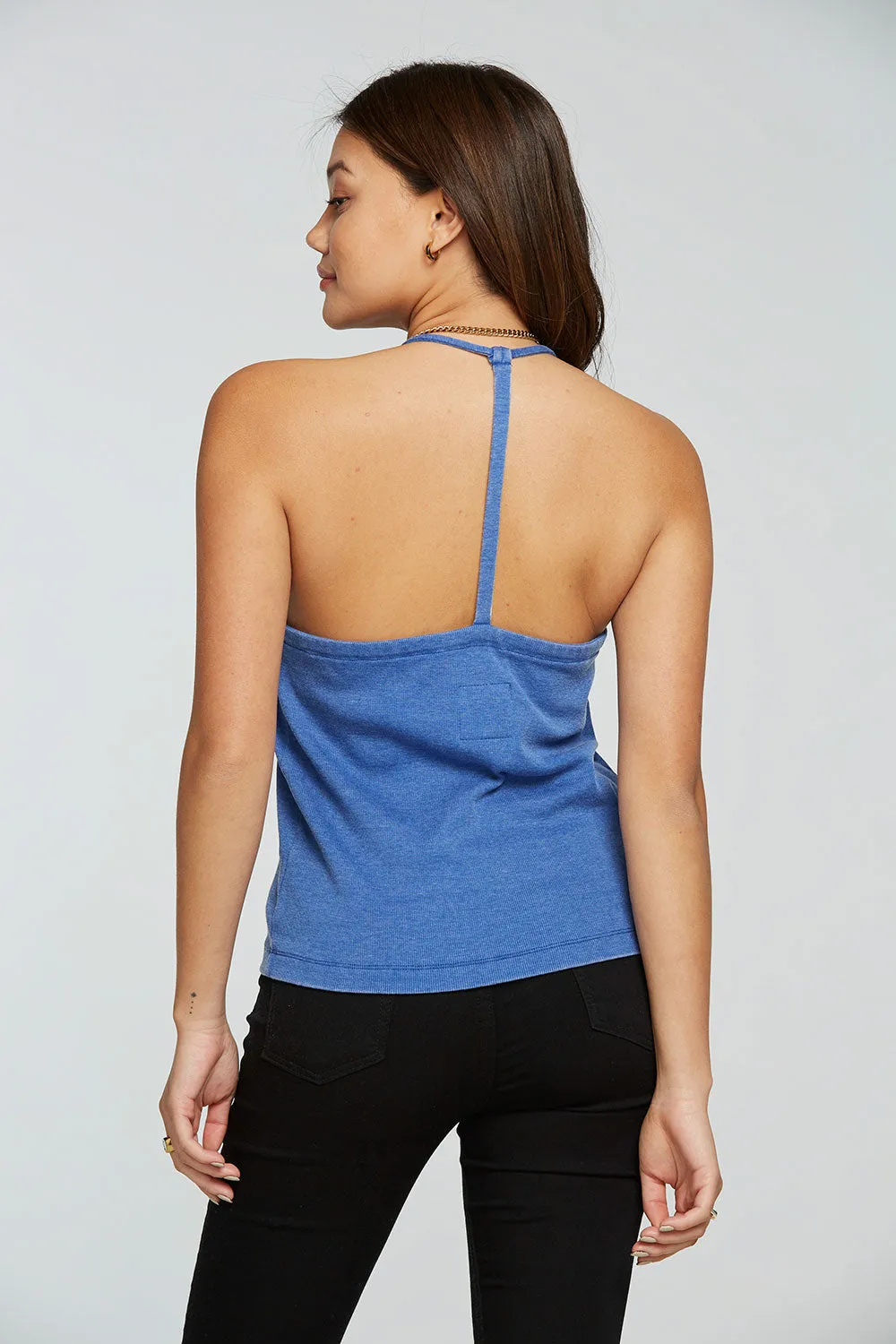 Vintage Rib Cropped T Back Cami