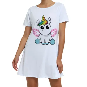 White Unicorn Sleepwear