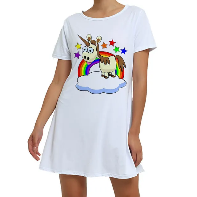 White Unicorn Sleepwear