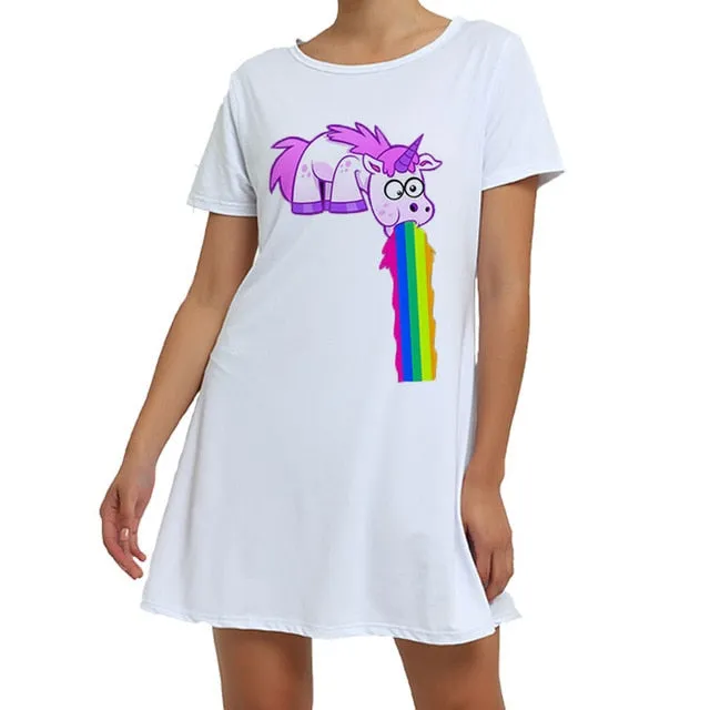 White Unicorn Sleepwear