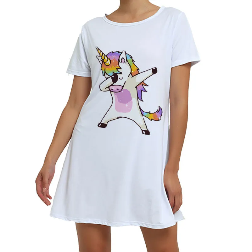 White Unicorn Sleepwear