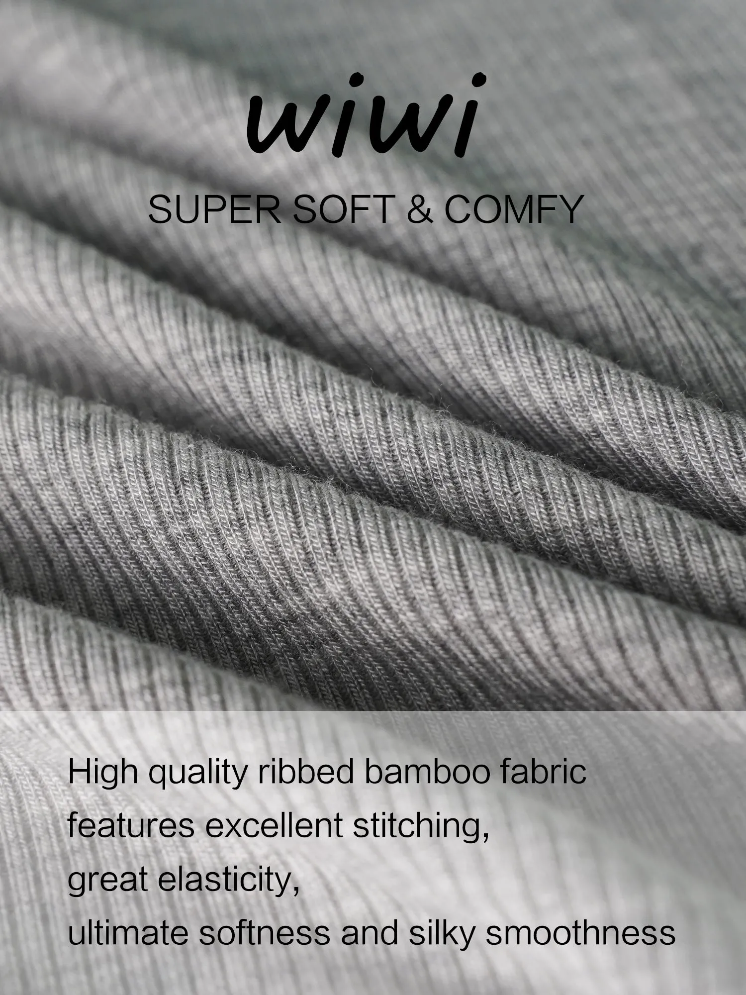 WiWi Bamboo Nightgown for Women Tank Sleeveless Sleepwear