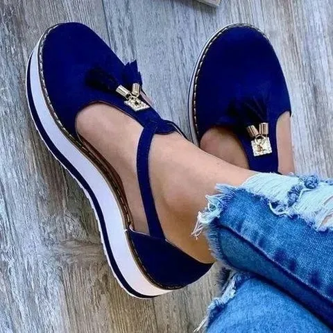 Women Flat Thick Sole Platform Sandals