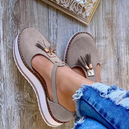 Women Flat Thick Sole Platform Sandals