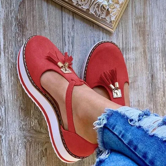 Women Flat Thick Sole Platform Sandals