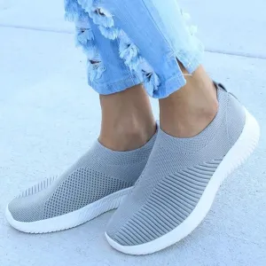 Women Flats Comfort Women Shoes Knitting Breathable Mesh Women's Loafers