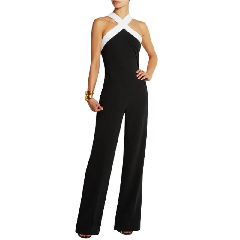 Women Lady Clubwear Playsuit Bodycon Party Elegent Jumpsuit Romper Trousers