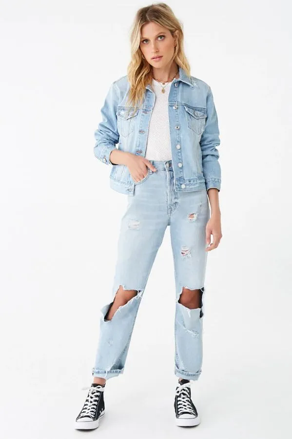 Women Light Blue Women Jacket