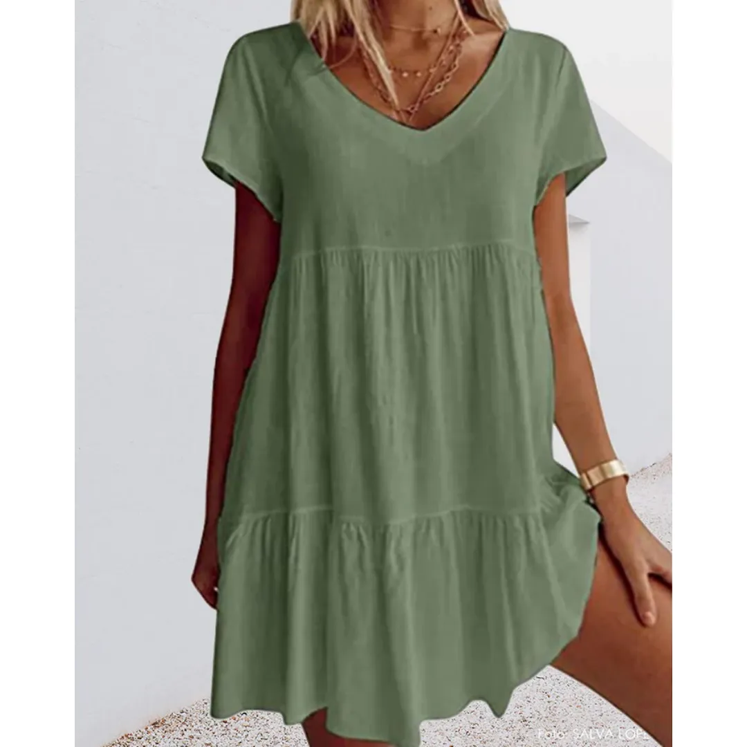 Women's Casual Summer Smock Dress | Mini