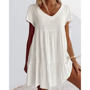 Women's Casual Summer Smock Dress | Mini