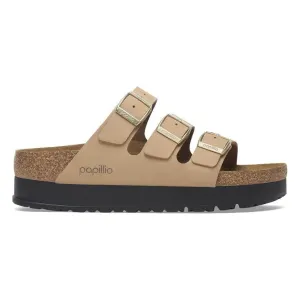 Women's Papillio Florida Flex Platform Nubuck Leather 1029760 Color: Sandcastle